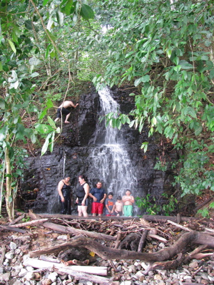 Playa Arco Waterfall